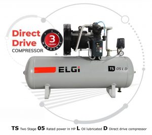 ELGi Direct Drive Compressor Dealer - ELGi TS 05 LD Piston Air Compressor